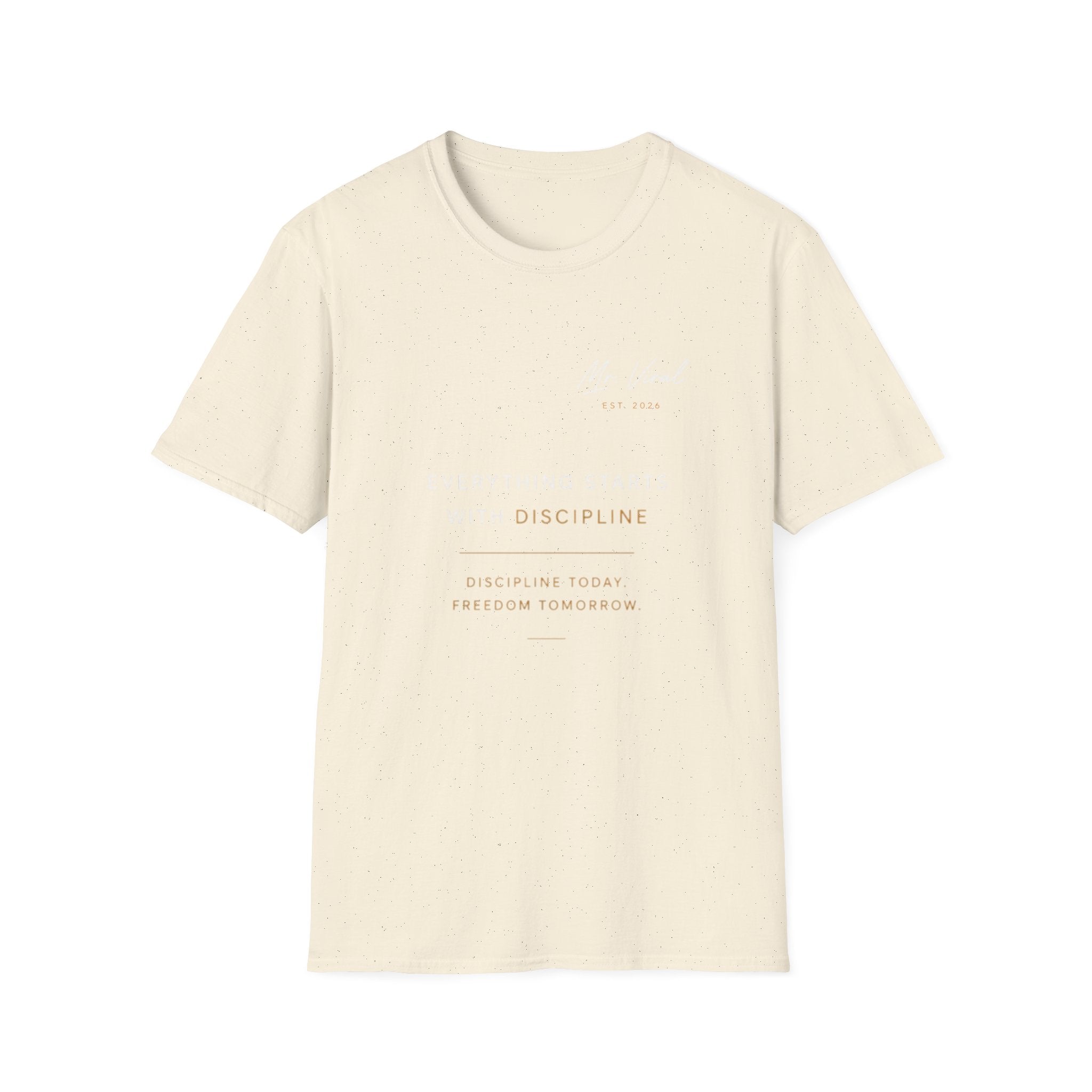 LE SABRÈ Discipline Motivational T-Shirt — "Everything Starts With Discipline"