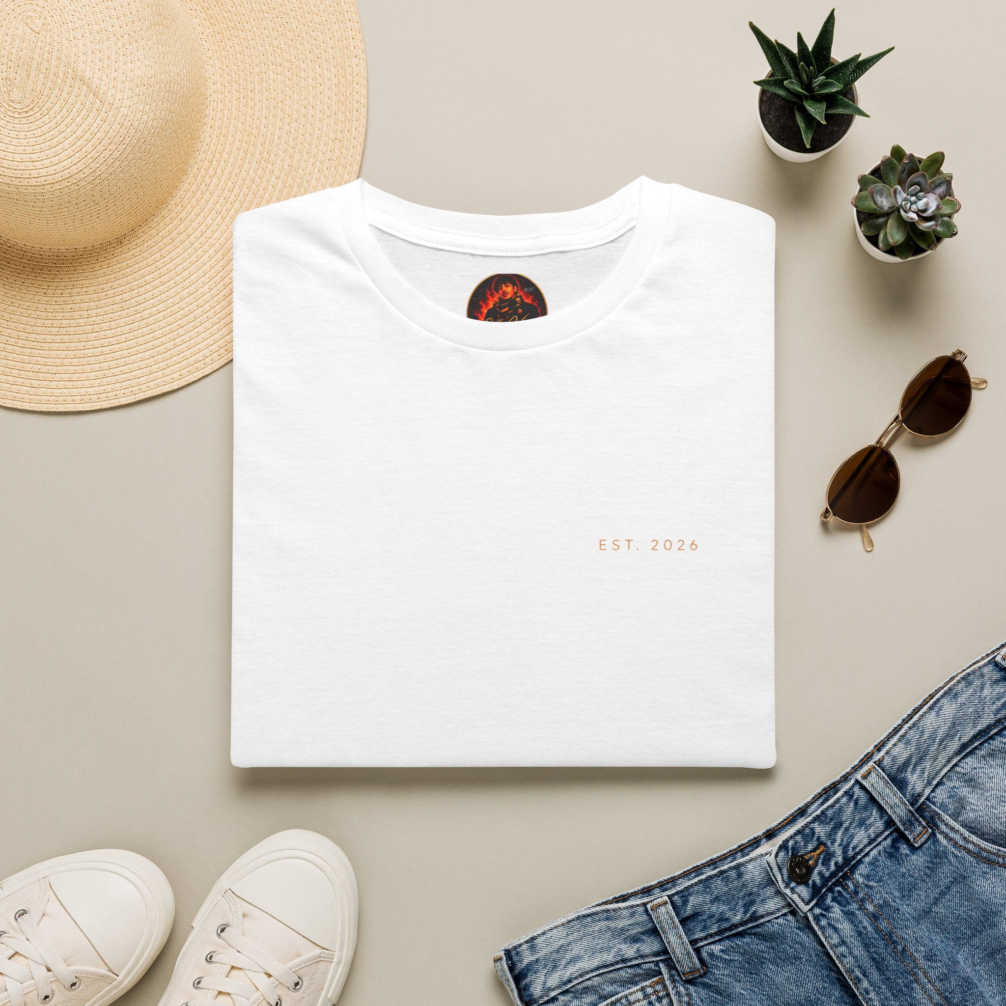 LE SABRÈ Minimal 'est 2024' T-Shirt — Simple Modern Casual Tee