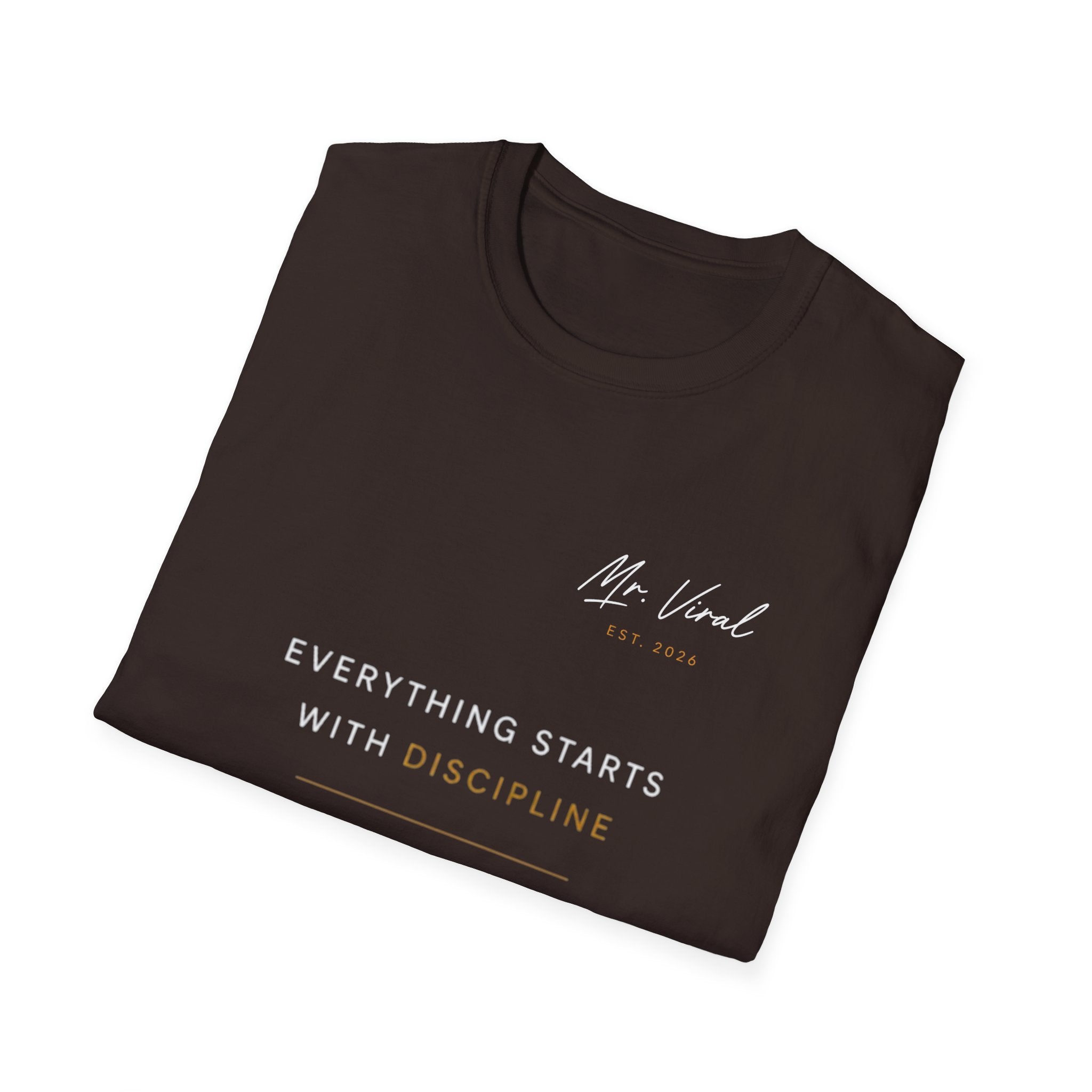LE SABRÈ Discipline Motivational T-Shirt — "Everything Starts With Discipline"