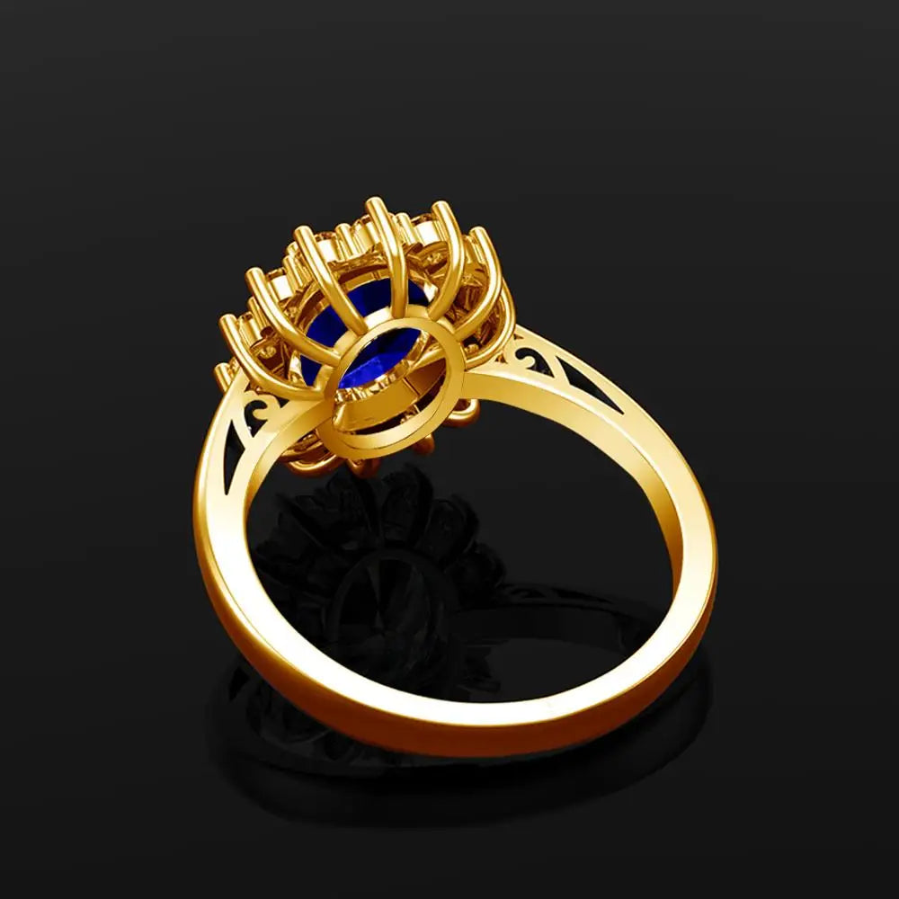 Saphir Ring Oval