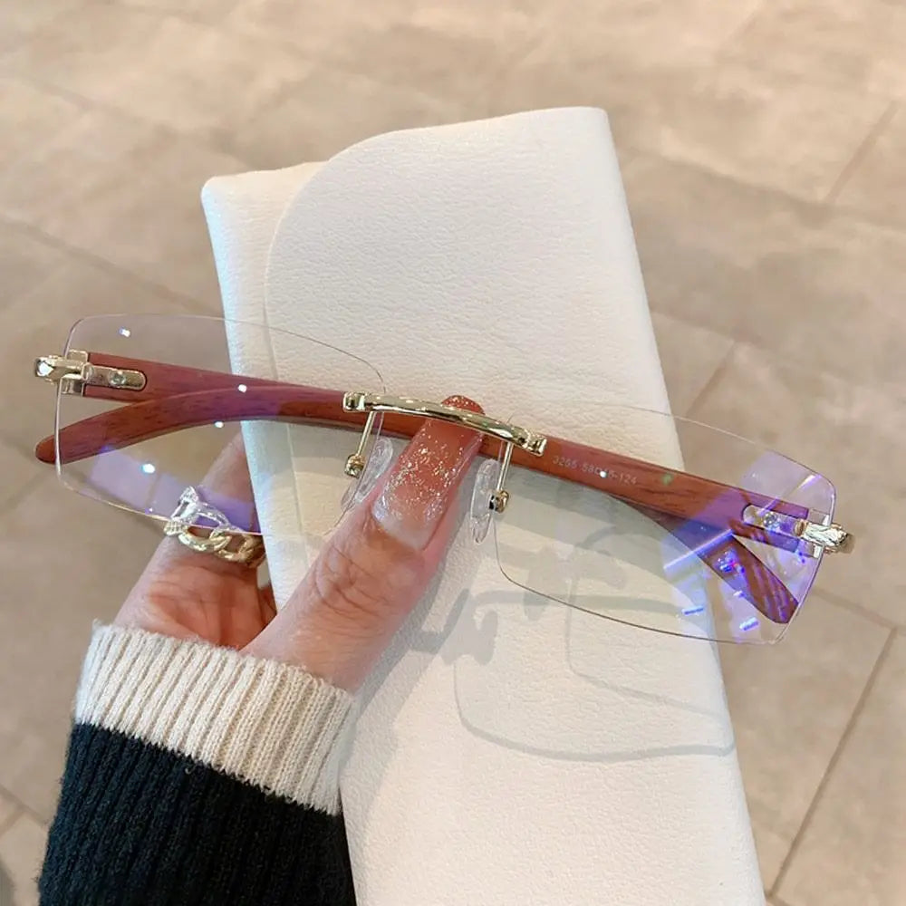 Rimless Square Sunglasses – Luxury Designer Eyewear