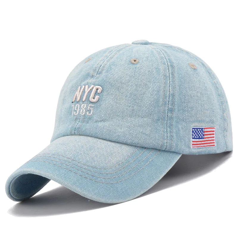 LE SABRÈ Snapback Cap Jeans Seitenansicht