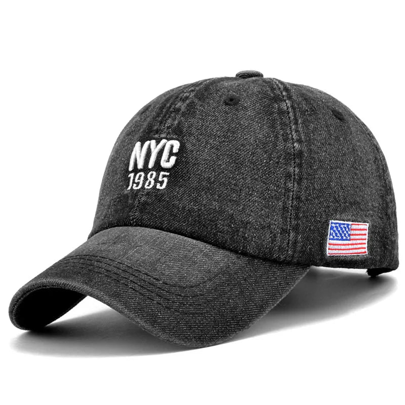 2024 Denim Baseball Cap Men Women Embroidery Letter Jeans Snapback Hat Casquette Summer Sports Hip Hop Cap Gorras Unisex hats | 4