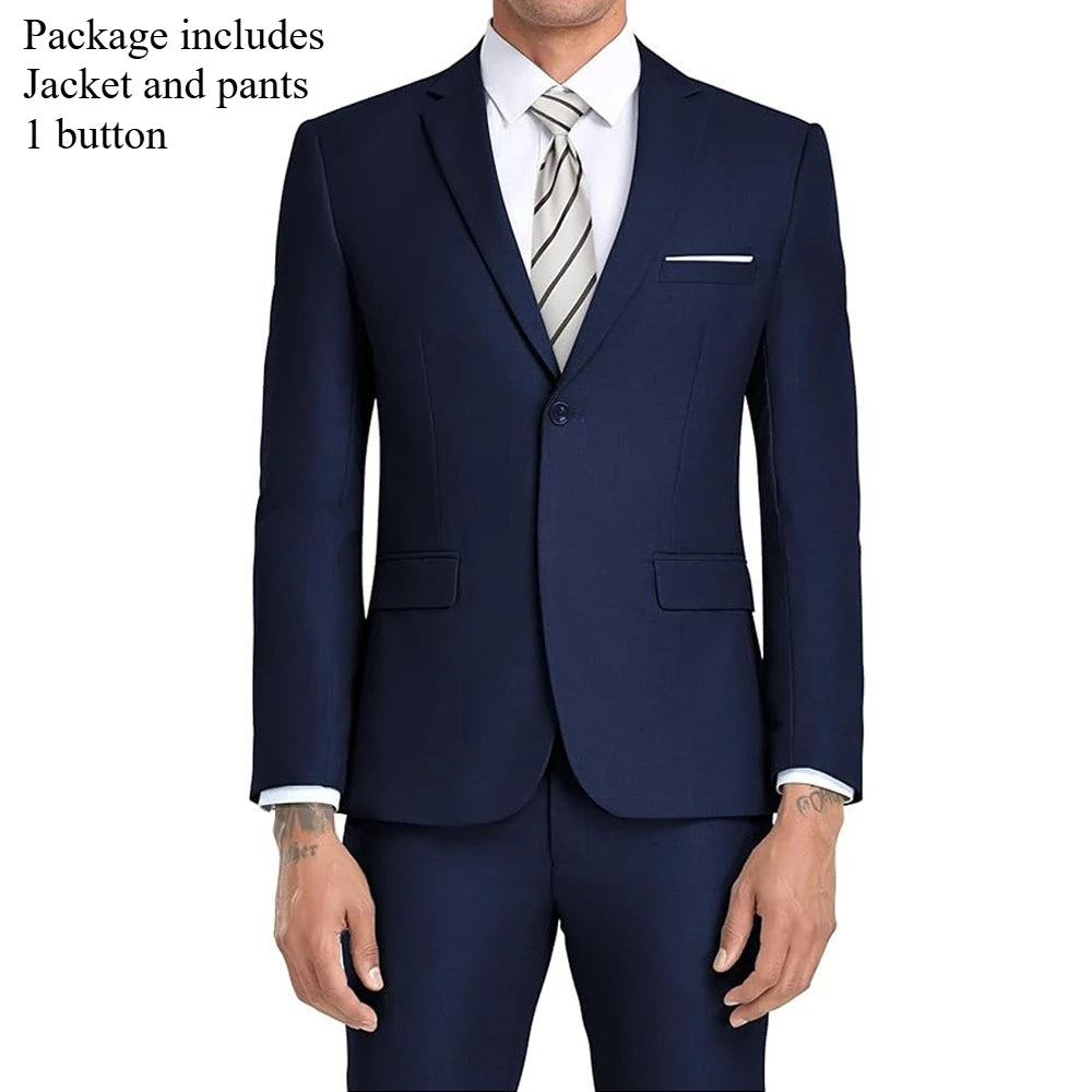 Eleganter Herrenanzug 2-teilig