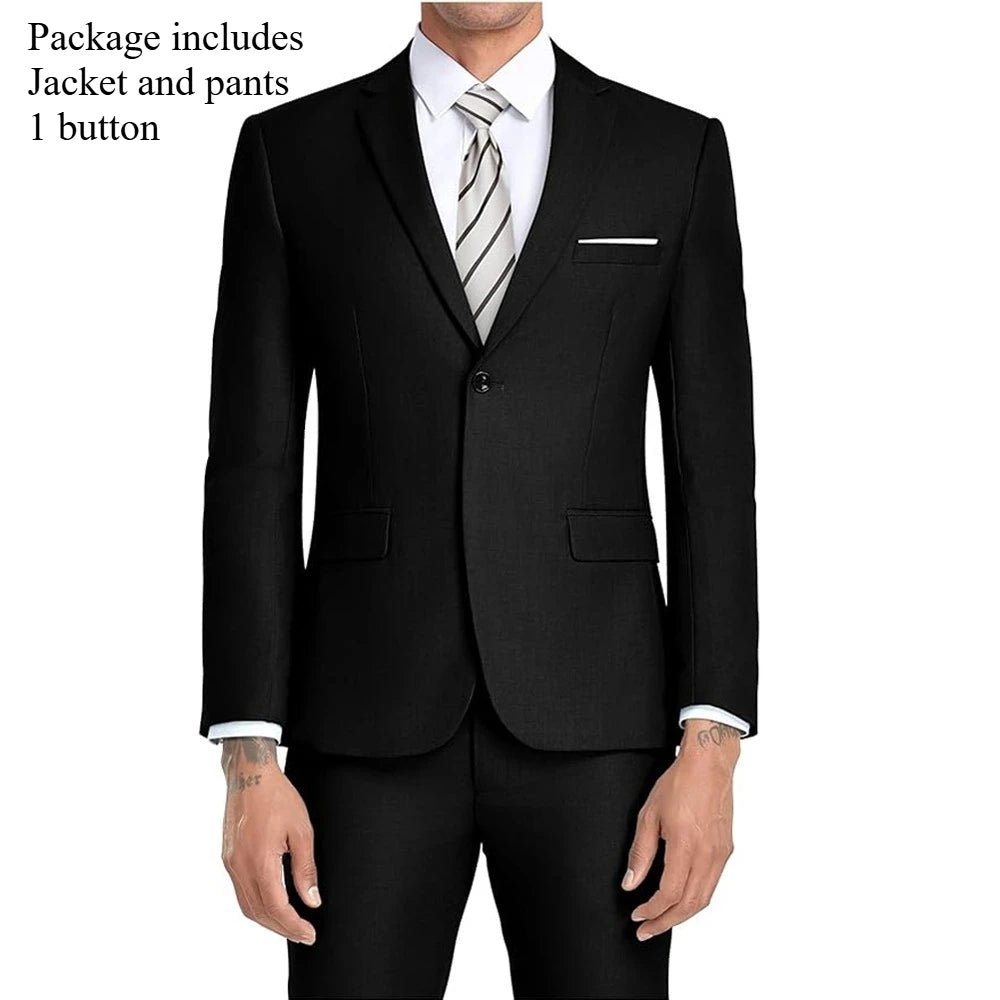 Eleganter Herrenanzug 2-teilig