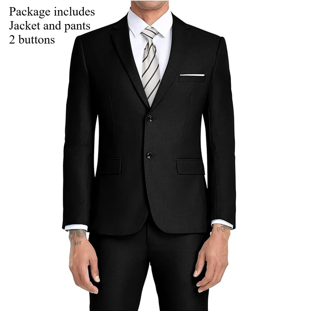 Eleganter Herrenanzug 2-teilig