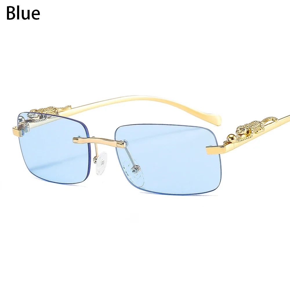 Rimless Square Sunglasses – Luxury Designer Eyewear