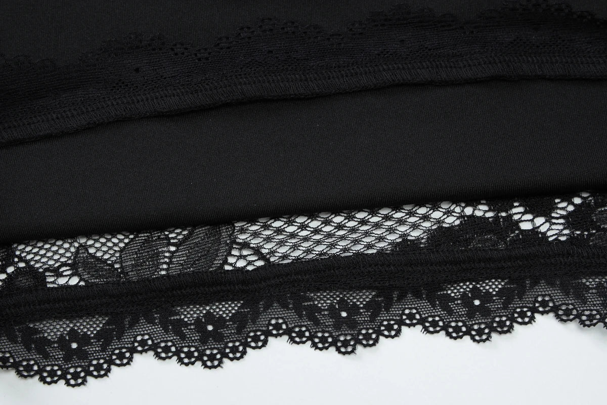 Spitzen Crop Top
