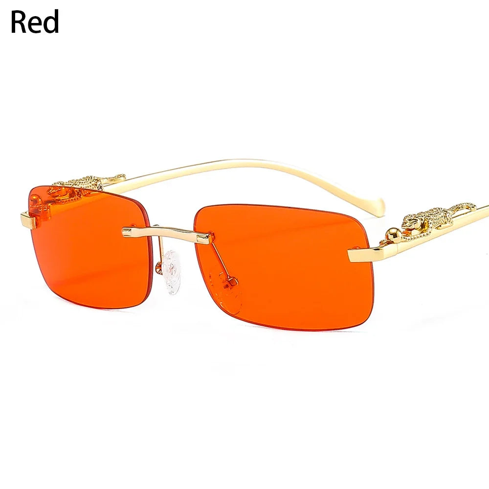 Rimless Square Sunglasses – Luxury Designer Eyewear