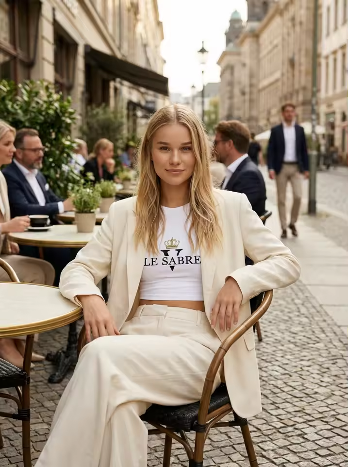 Satin Zweiteiler Set