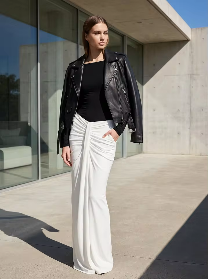 LE Sabrè Maxi Kleid Party Elegant Abendkleid Seitenansicht